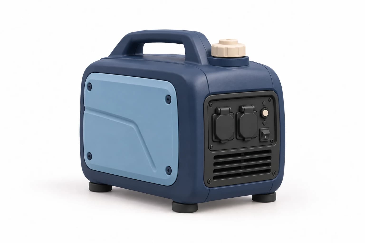 Illustration of a portable generator.